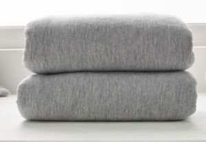 CLAIR DE LUNE Cot Bed Fitted Sheets Grey